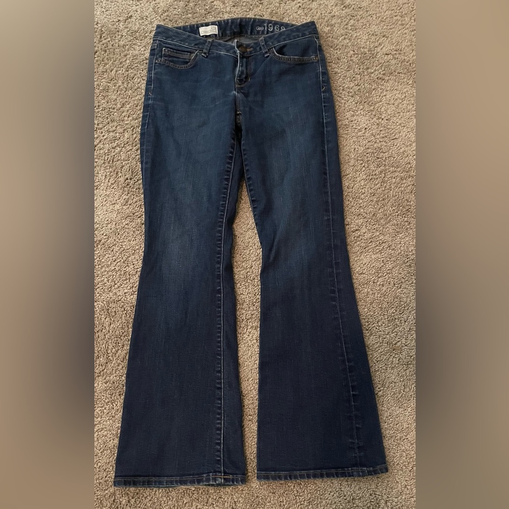 Gap Women's Blue Jeans in excellent condition size 27S boot cut with pockets - Picture 4 of 11